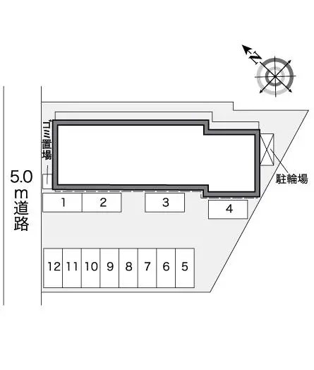 ★手数料０円★津市久居中町　月極駐車場（LP）